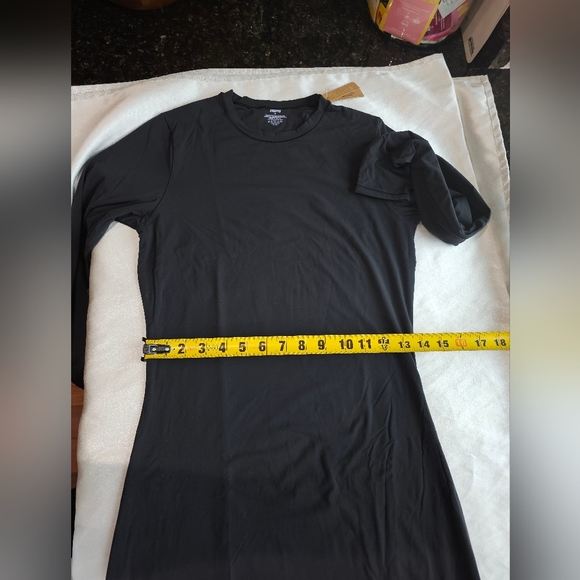 SKIMS Fits Everybody Crew Neck Long Sleeve Dress Sz XL - Picture 5 of 11